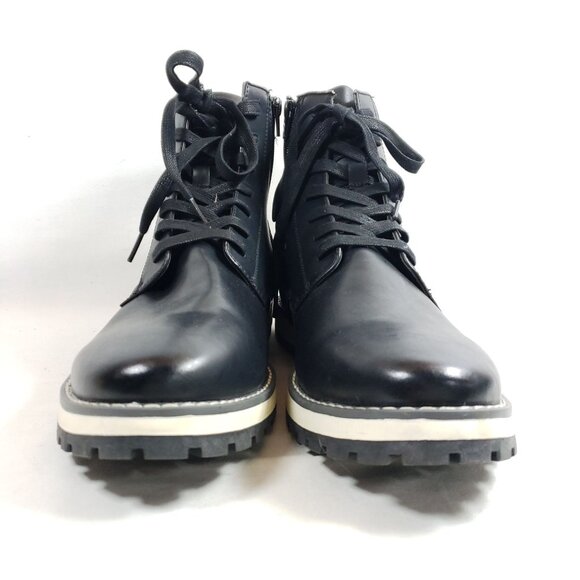 Alfani Mens Size 13 Andres Memory Foam Black Lace-Up Fashion Ankle Boots - Picture 6 of 9